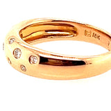 18ct Rose Gold Diamond Ring
