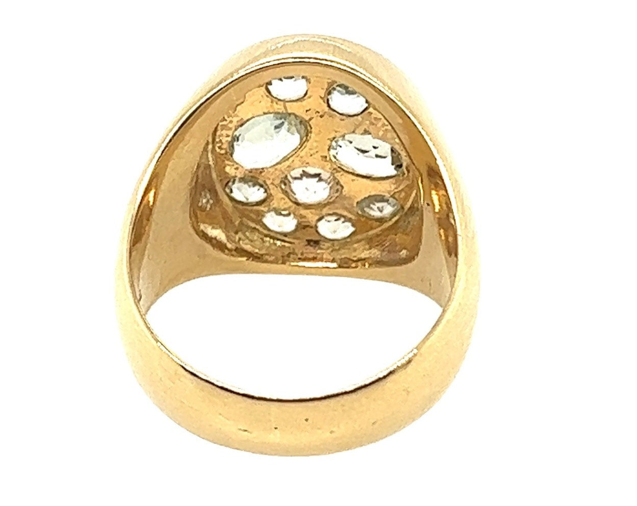 Aquamarine 18ct Yellow Gold Dress Ring