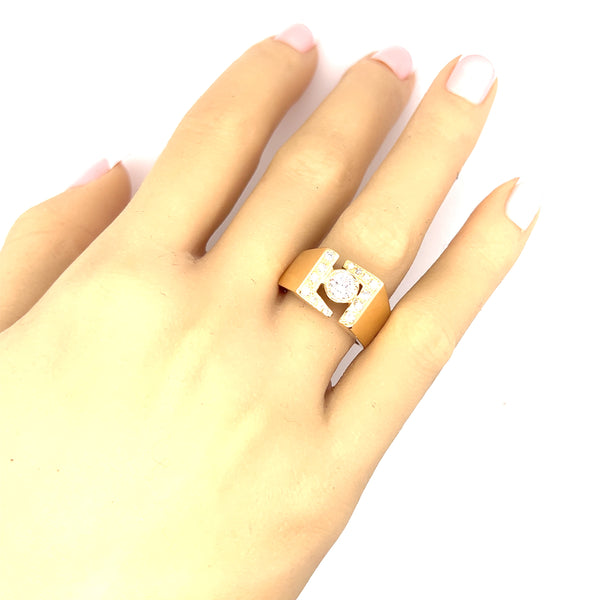 Amazing .050ct Diamond Ring