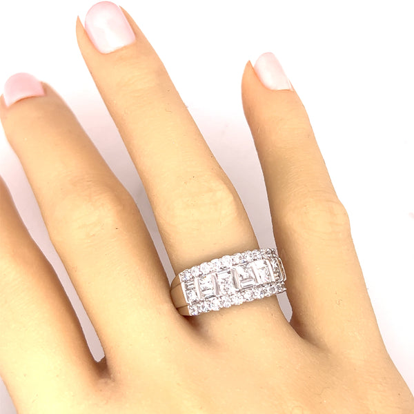 White Gold 2.00ct Diamond Engagement or Dress Ring