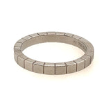 "Cartier" Lanieres Brick Link Band set in 18ct White Gold