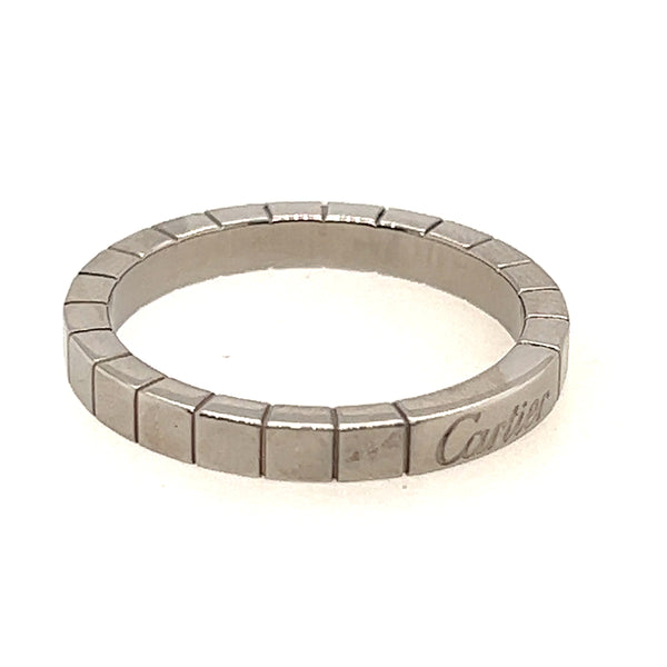 "Cartier" Lanieres Brick Link Band set in 18ct White Gold