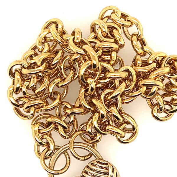 9ct Yellow Gold Belcher Link Chain