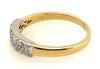 18ct Yellow & White Gold 16 Stone Diamond Ring