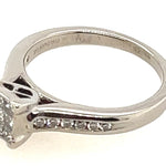 10ct White Gold & Diamond Ring Engagement Ring