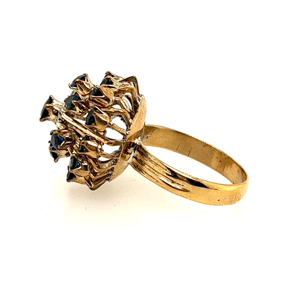 14ct Yellow Gold Sapphire Ring