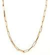 9ct Yellow Gold Long Oval Link Chain 