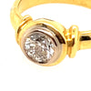 Half Carat (.50ct) Single Stone Diamond Ring set in 18ct Yellow Gold