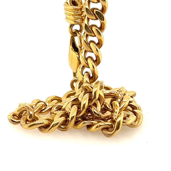 18ct Yellow Gold Curb Link Necklace