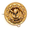 9ct Yellow Gold Antique Memorial Brooch