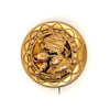 9ct Yellow Gold Antique Memorial Brooch