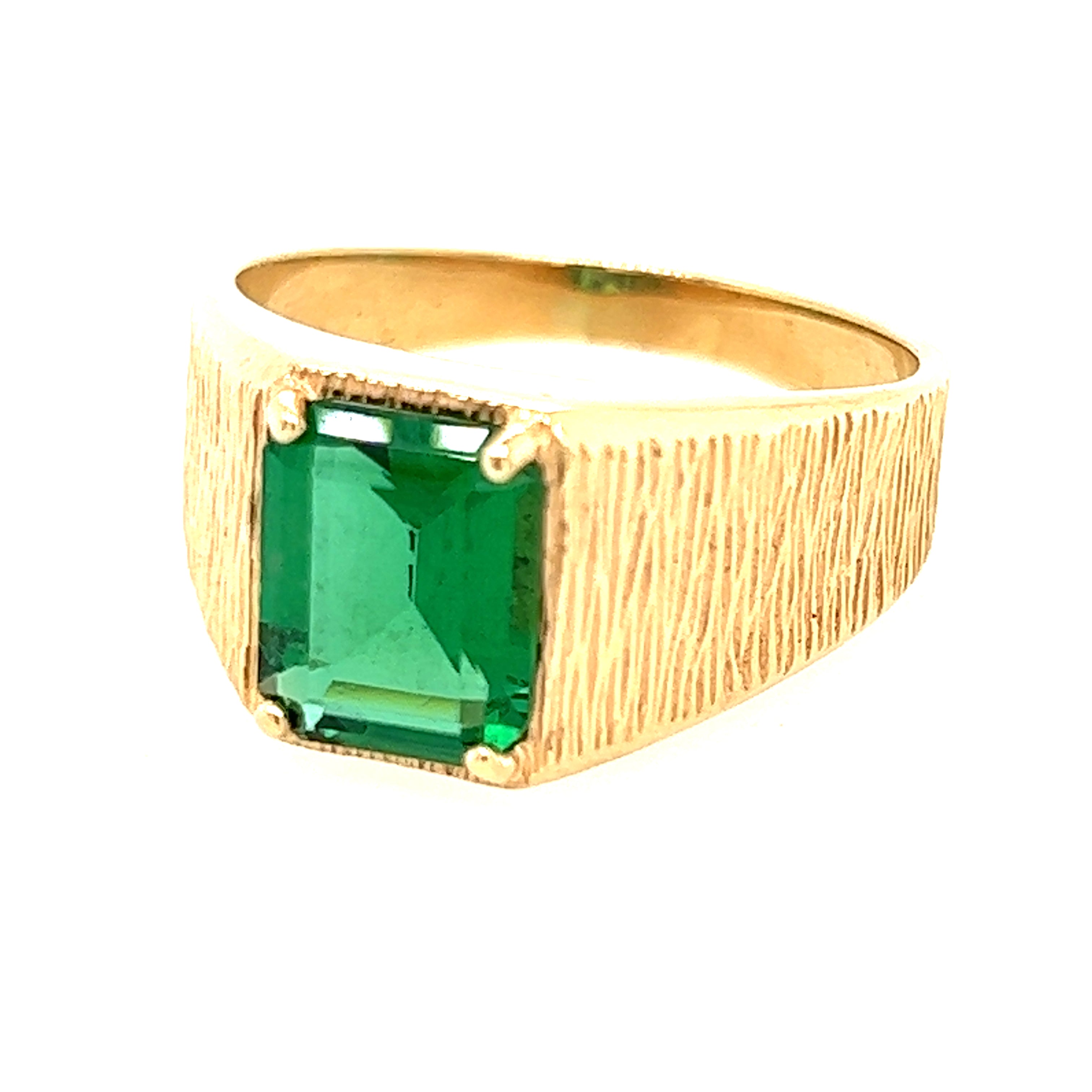 18ct Yellow Gold Emerald Ring