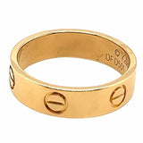 Cartier Love 18ct Yellow Gold Ring DFD501 